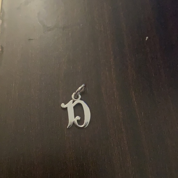 Silver D CHARM (letter D) to add onto jewelry - Picture 3 of 3